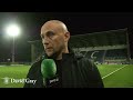 Falkirk 2 Hibernian 2 | David Gray's Reaction | William Hill Premiership
