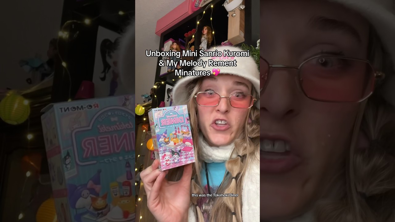 Unboxing Sanrio My Melody Kuromi Cafe Rement Miniatures for my Bratz | Doll Collector (Part 1/2)