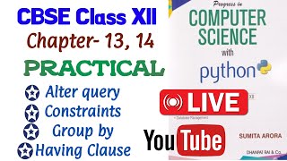 Mysql chapter 13, 14| All queries in one video| Full practical| Mysql command line 5.5| alter, group