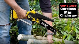 5 BEST Cordless Mini Chainsaw to Buy in [2023]