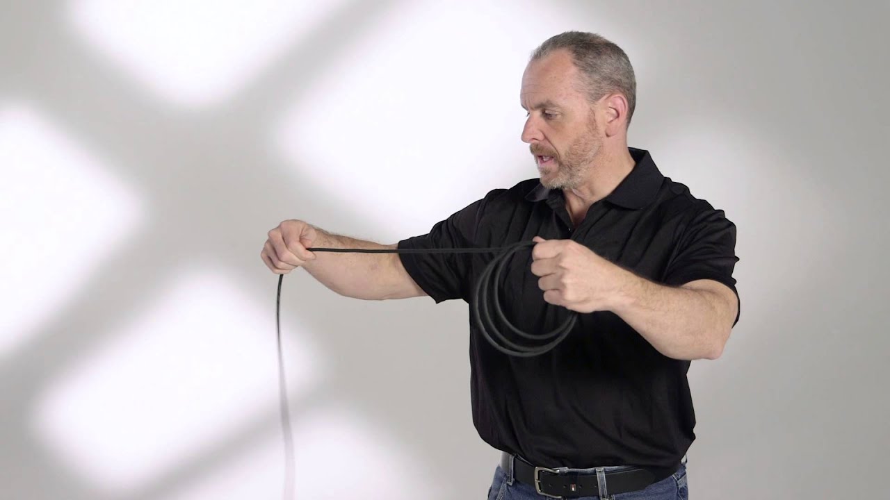 How to Properly Coil an Audio Cable YouTube