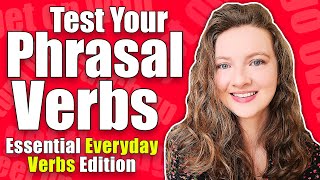 Common Everyday Phrasal Verbs Test/Quiz screenshot 1