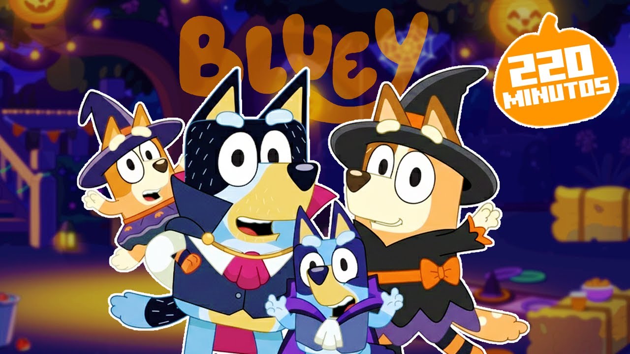 ¡FELIZ HALLOWEEN! 🎃 ¡Episodios Completos! 🔴 220 MINUTOS | Las Aventuras de BLUEY