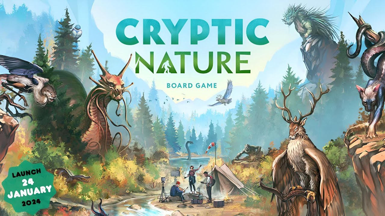 CRYPTIC NATURE: Discover & Protect the Legendary Creatures - A medium-weight competitive board game