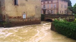 Inondations à Samatan dans le Gers