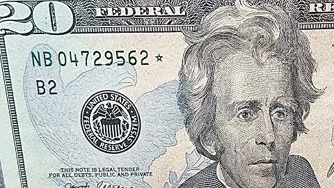 $20 dollar bill searching for star notes and fancy serial numbers #bills