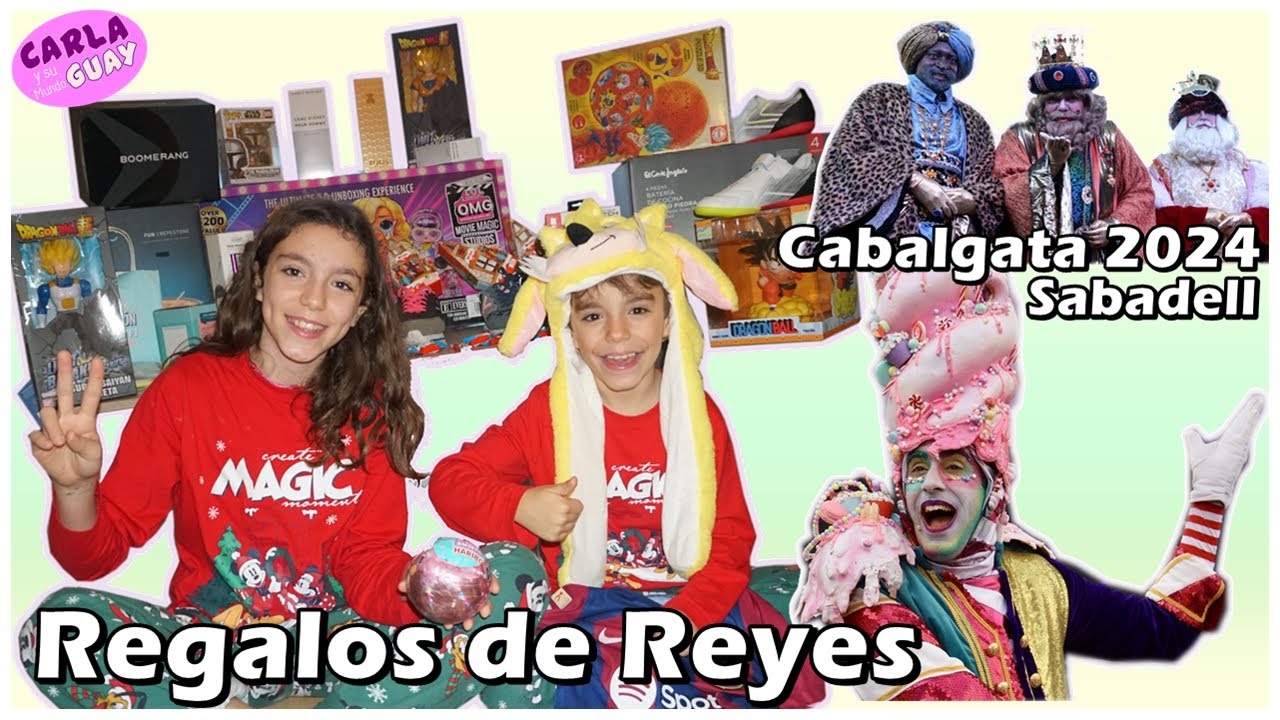 LLAMINER DE SABADELL SOMRIU EL NADAL EN LA CABALGATA DE LOS REYES MAGOS 2024  🎁REGALOS EN CASA 🎁