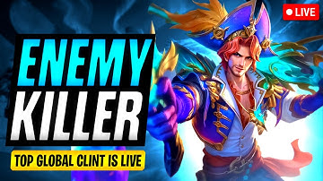 🔴Not Ending Stream Until I Reach Global 1 | Top Global Clint EnemyKiller