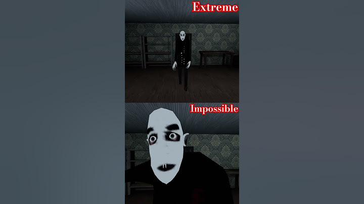 Granny 4 the rebellion Extreme Mode vs Impossible Mode Nosferatu moves #granny #ytshorts #shorts