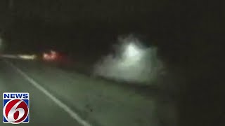 Dash camera shows driver intentionally strike motorcyclist in Florida road rage crash