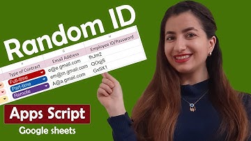 How to Generate a Random ID in Google Sheets (Apps script)