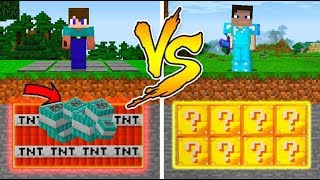 NOOB VS PRO - 10 nových zvláštních děr v minecraftu!! - NEVYBER SI ŠPATNOU DÍRU V MINECRAFTU!!!