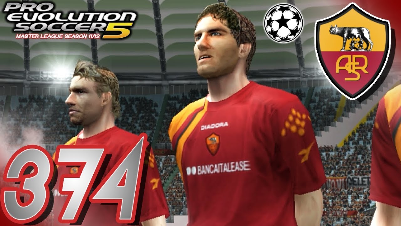 PES 5 Master League - vs A.S. Roma (A) [UCL Match 4] - Part 374 - YouTube