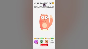 Braindom Level 147 Something went wrong while she was playing with the string. can you help her?