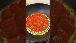 페퍼로니 듬뿍 또띠아 피자 Tortilla pizza with lots of pepperoni ASMR screenshot 3