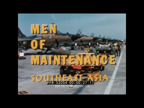 「メンテナンスの男性：東南アジア」1960年代ベトナムの空軍クルーチーフF-105サンダーチーフ52054