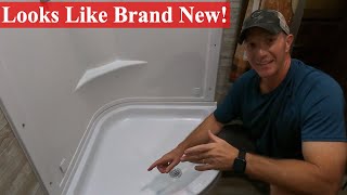Upgrade The Look Of Your RV Shower! | RV Shower Refinishing