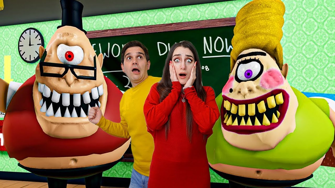 SCAPPA DALLA PUNIZIONE DEI MAESTRI CATTIVI MISTER STINKY E MISS STINKY ESCAPE ROOM SCUOLA PAUROSA!!!