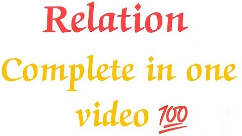 Introduction to Relation And functions|| Part 1|| Domain CoDomain and Range||Cartesian Products||