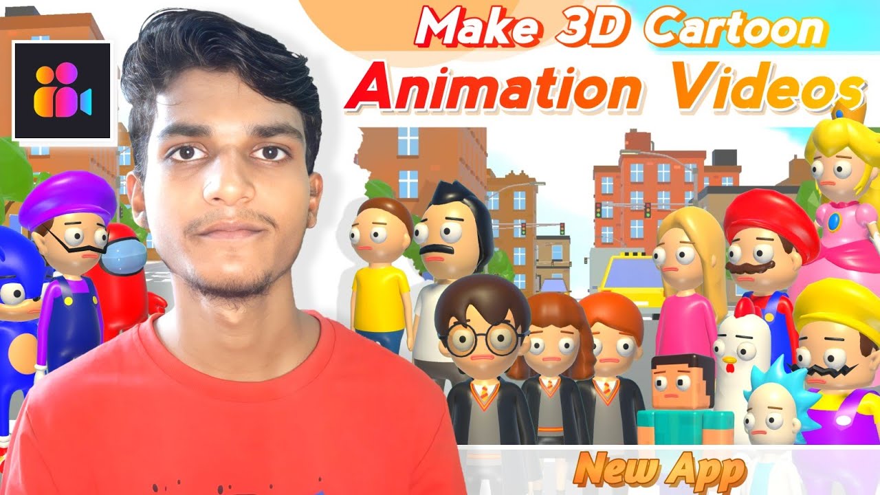How To Make 3d Animation Videos Using Mobile New Animation App Make 3d Cartoons Like Motu