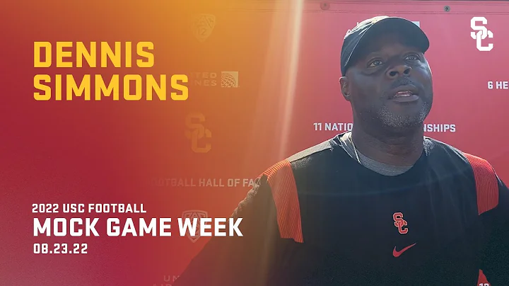 Assistant HC Dennis Simmons on USCs wide receiver ...