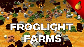 4 Frog Light Farms  Spawner  1dim  Simple Portal  Fast Portal