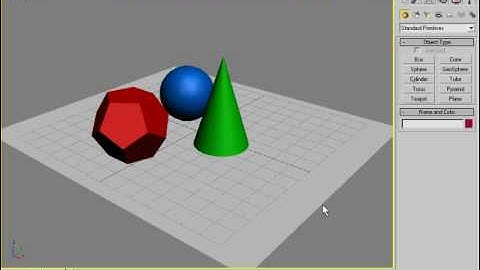 3ds Max Tutorial:  Basics part 3 of 4