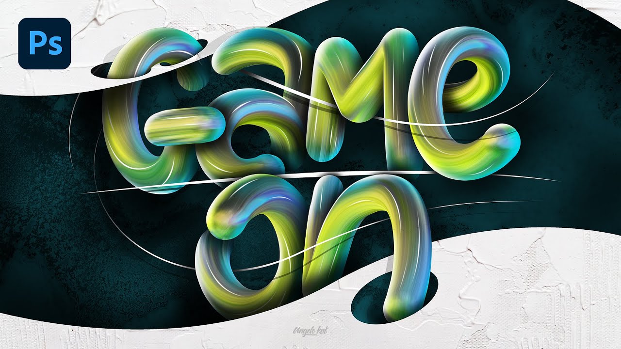 3d text style photoshop download