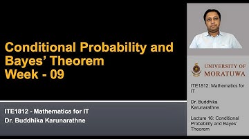 Week 09 - Conditional Probability and Bayes