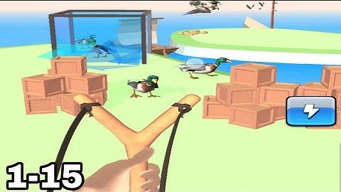 Sling Birds 3D Level 1-15 Android/iOS Gameplay