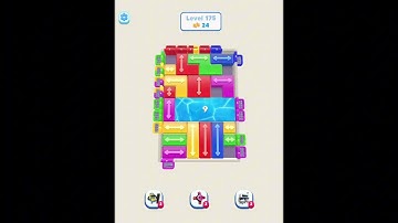 Color Block 3D Slide Puzzles *Updated 8/2025* Levels 171-172-173-174-175-176-177-178-179-180