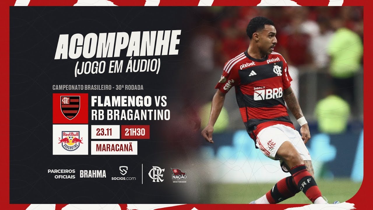 Brasileirão: Flamengo joga mal e é goleado pelo RB Bragantino por