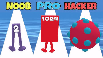 NOOB vs PRO vs HACKER in Two048 Run