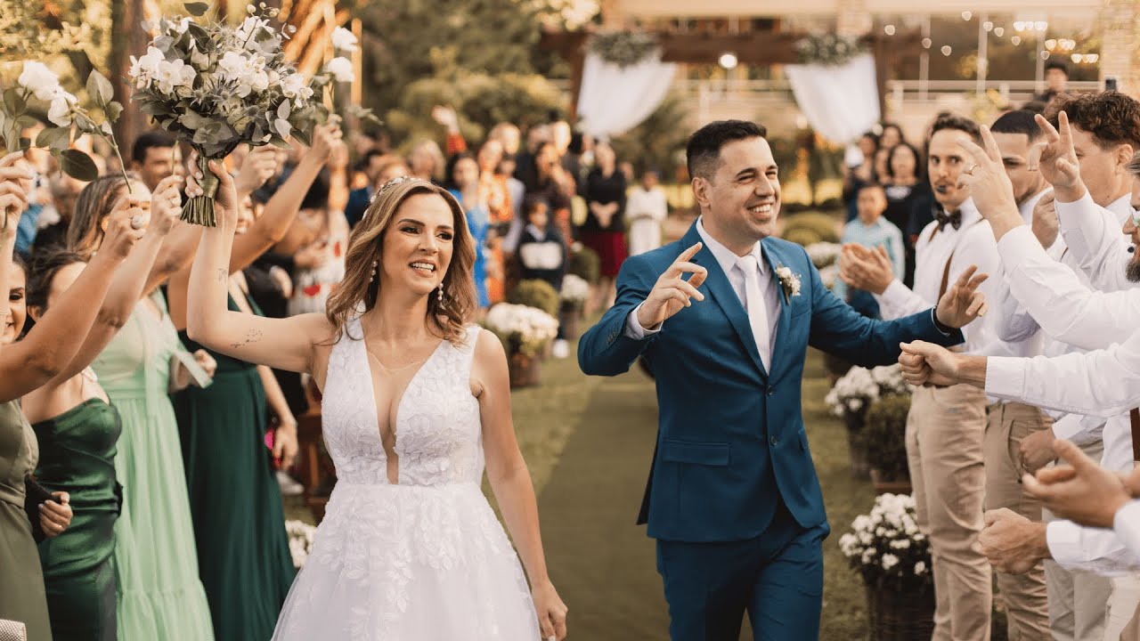 Casamento no campo de Fernanda e Vinícius