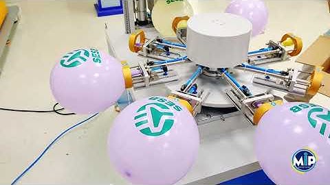 🚀 2-Color Balloon Printing Machine 🎈 | Automatic Screen Printing