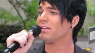 Mad World by Adam Lambert at the Today Show May 28, 2009