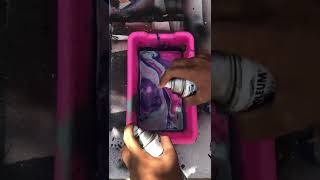 Hydro Dipping Another Friend's iPhone Case #shorts