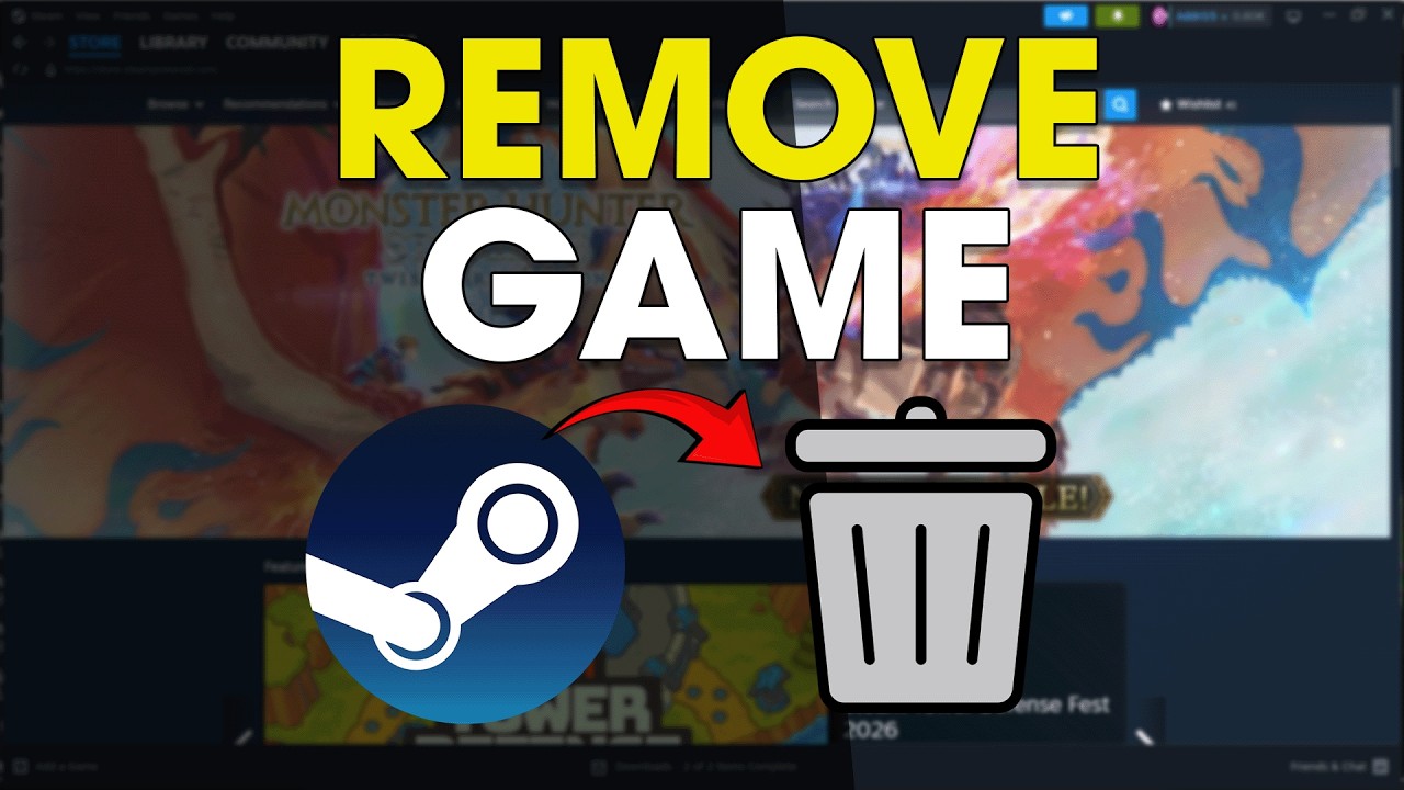 How To Remove Steam Game From Your Library Tutorial YouTube 