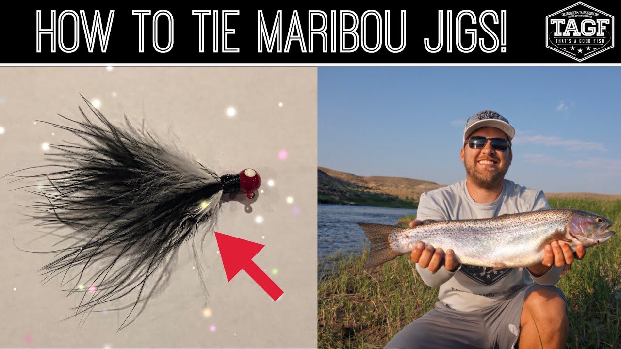 Fly Tying Marabou Jigs for Beginners - CATCH HUGE TROUT 