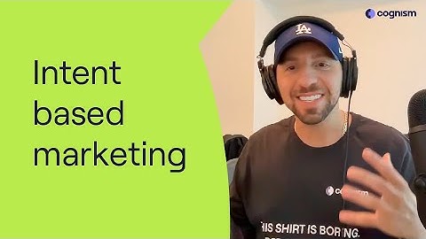 Intent based marketing: assumed intent vs. declared intent for B2B marketing