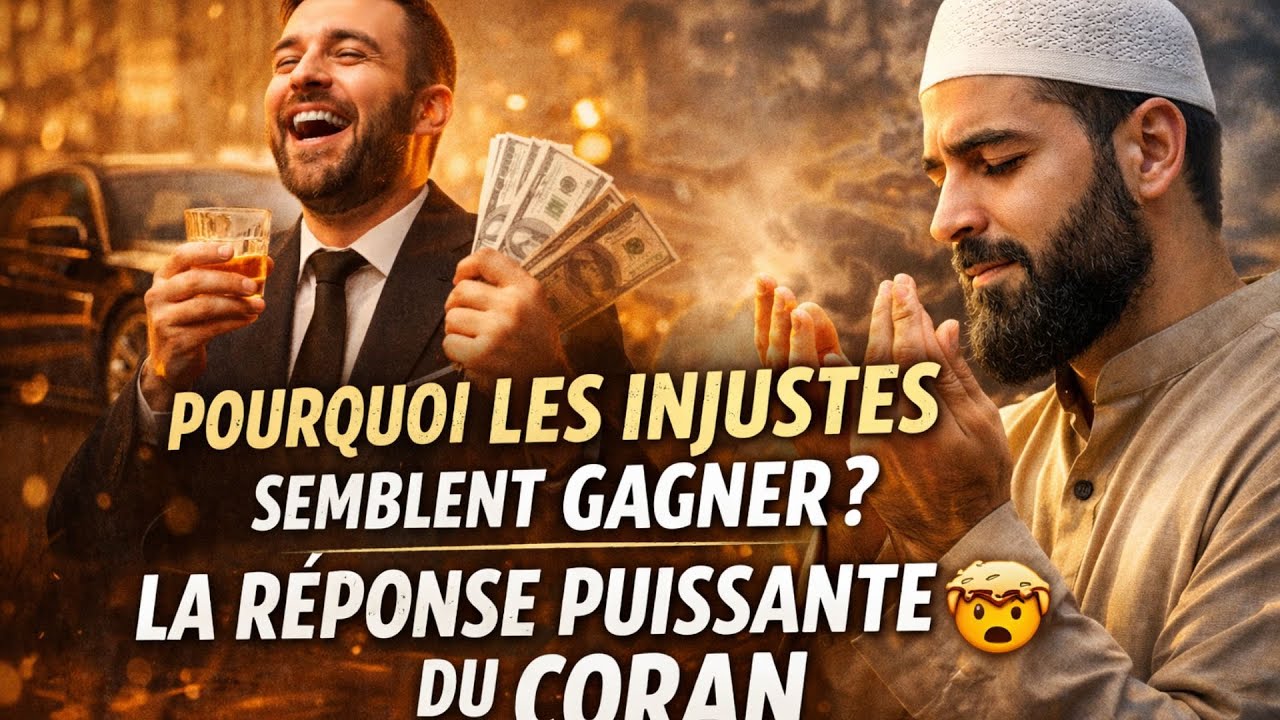 POURQUOI LES INJUSTES SEMBLENT GAGNER ? LA RÉPONSE PUISSANTE DU CORAN