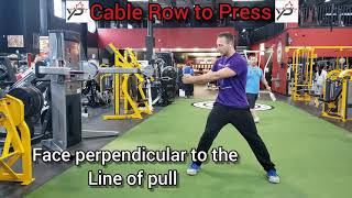 A MOVE EVERY ATHLETE SHOULD KNOW - Cable Row to Press