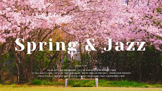 Playlist l 🌸 벚꽃 비 내리는 봄에 재즈를 들어야하는 이유ㅣSpringtime Street & Smooth Jazz Music for Work, Study, Focus