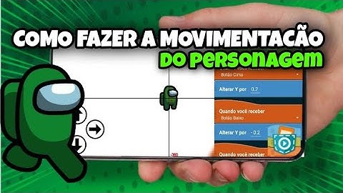 COMO CRIAR UM JOGO 2D PELO CELULAR - POCKET CODE - MOVIMENTAÇÃO DO PERSONAGEM