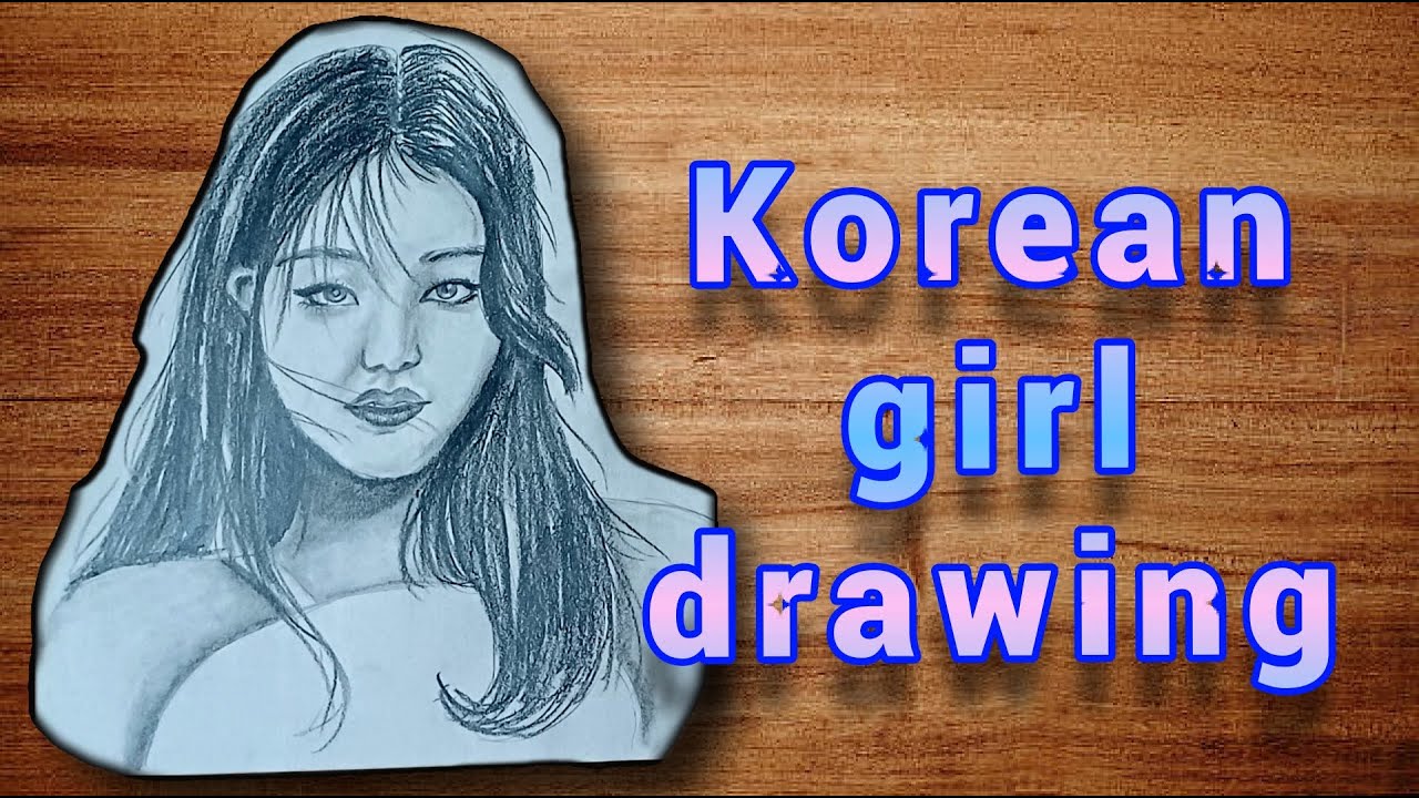 How To Draw Korean Girl Semi Realistic Style YouTube Maxresdefault