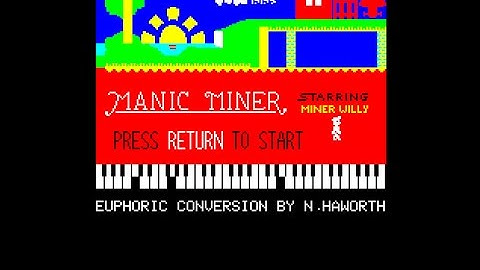Manic Miner Review for the Oric-1 / Atmos by John Gage