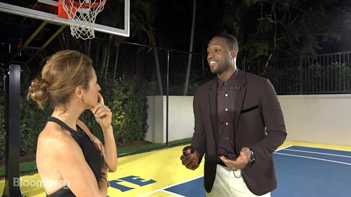 Dwyane Wade Shoots Hoops With Bloomberg's Steph Ru...