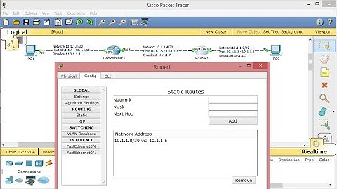How to Configure Routing Static Subnet Mask /30