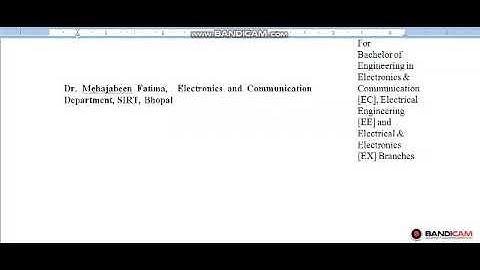 Experiment Video Of Introduction Of MATLAB by Dr.Mehajabeen  Fatima