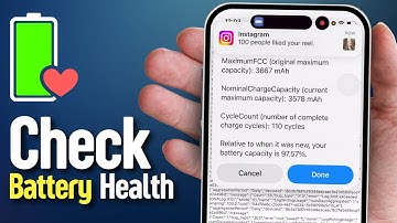 Check iPhone Battery Health: How to See Cycle Count